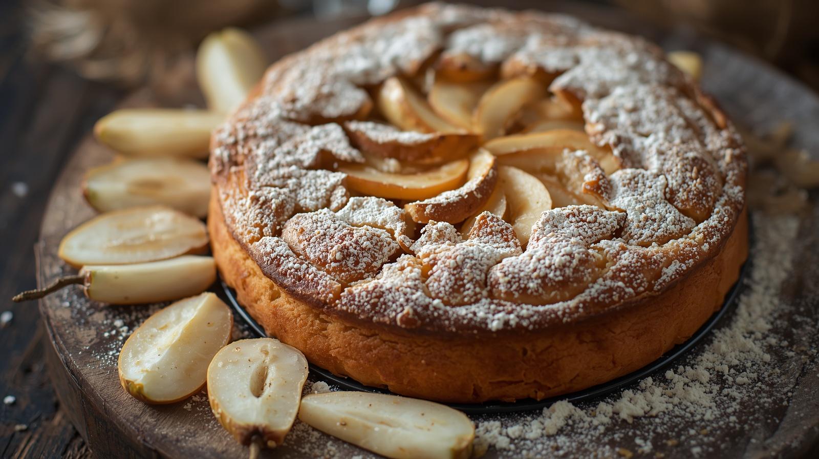Zone Pear Cake (8 Blocks)