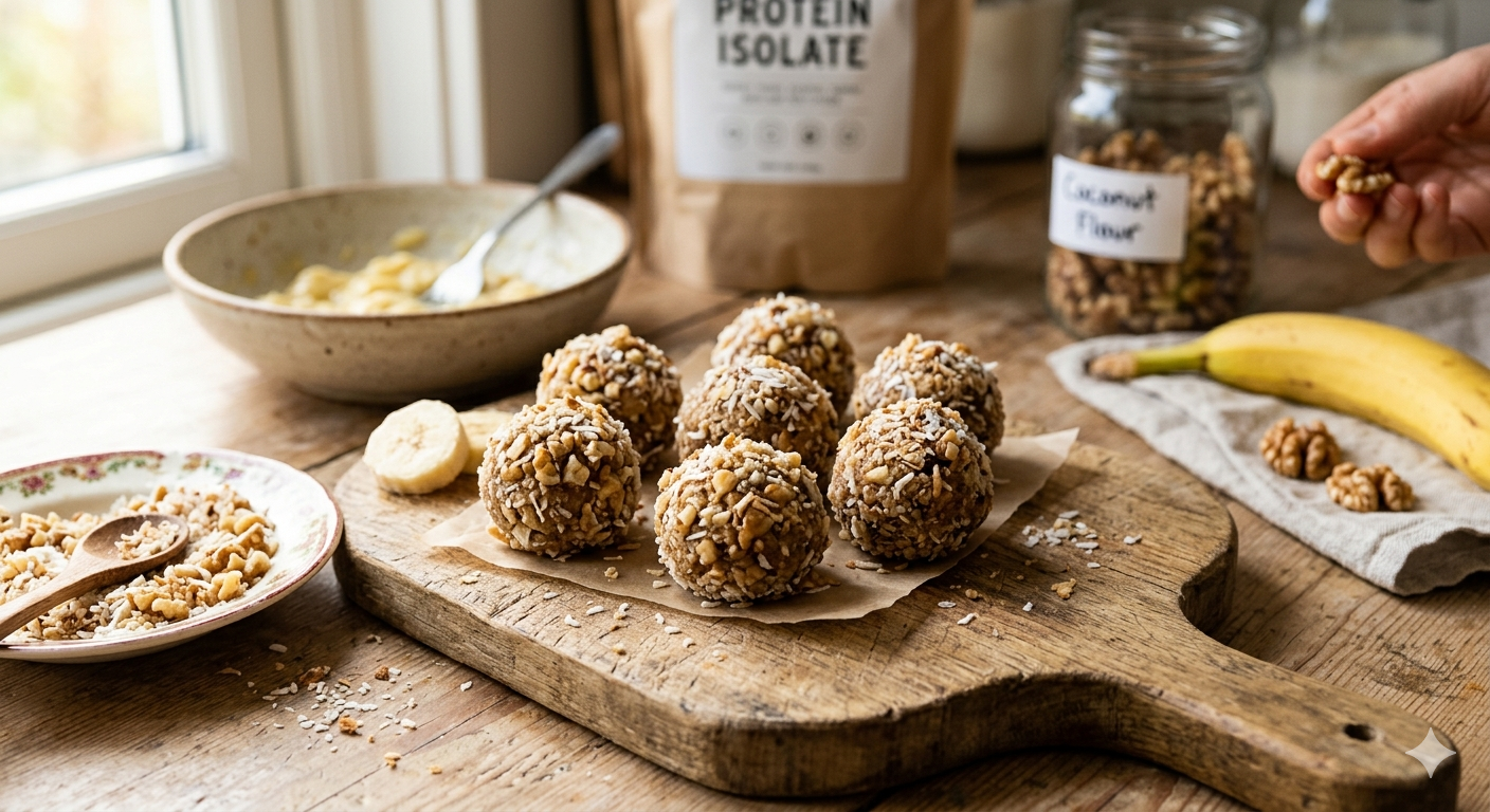 ๐ Banana Protein Balls (Zone Diet)
